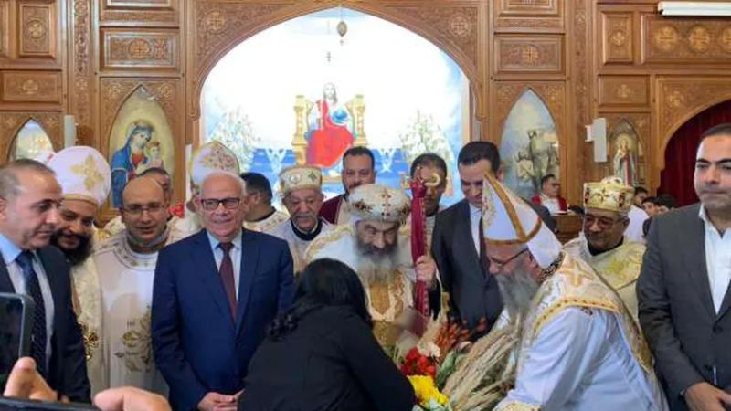 منسق «التحالف الوطني» ببورسعيد يزور عددًا من كنائس المحافظة