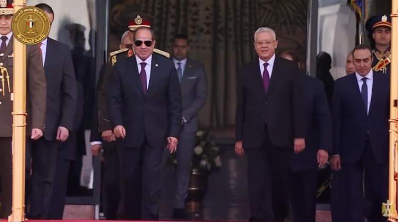 بالفيديو والصور.. حفل تنصيب الرئيس السيسي لولاية جديدة