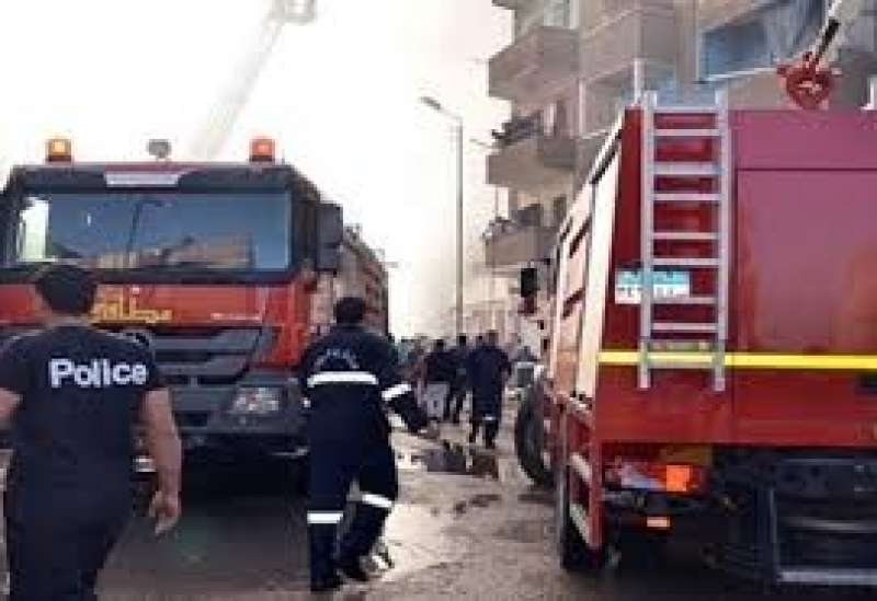 إصابة 8 أشخاص في حريق منزل بسوهاج