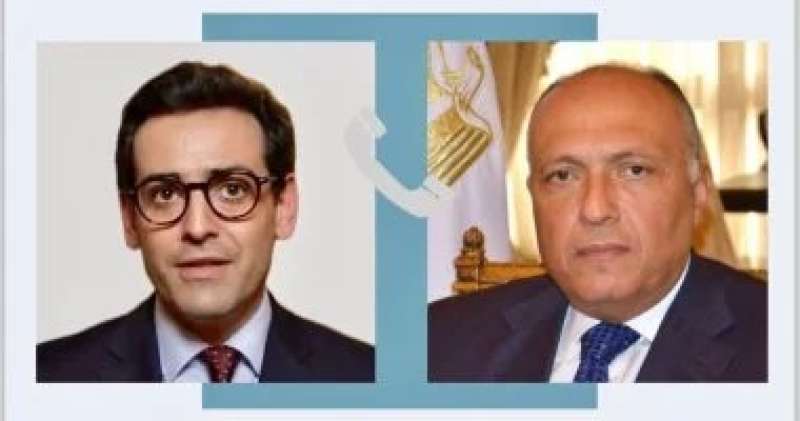 وزيرا خارجية مصر وفرنسا يحذران من خطر التصعيد الإسرائيلي فى رفح الفلسطينية