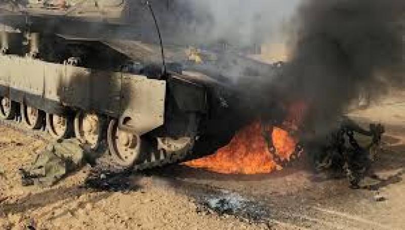 القاهرة الإخبارية : فصائل فلسطينية استهدفت 8 دبابات ميركافا و3 ناقلات جند لجيش الاحتلال